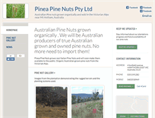 Tablet Screenshot of pinea.com.au